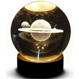 Luminaria Planeta Saturno 3d