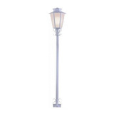 Luminária Poste Jardim Colonial Sextavado P9 Preto 2 31m