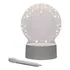Luminária Redonda Led Usb Acrílico Plástico