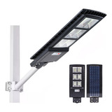 Luminária Refletor Publica Poste 150w Sensor + Placa Solar