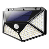 Luminária Solar 100 Led Com Sensor