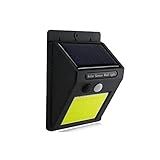 Luminária Solar De Parede 48 Leds Arandela Com Sensor