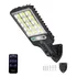 Luminária Solar De Parede Mini 180w Com Sensor De Movimento E Controle Remoto  Luz Branca Fria Ajustável  Para Uso Externo E Jardim