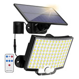 Luminária Solar Refletor De Led 200w   Controle Remoto