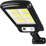 Luminária Solar Refletor Poste Super Potente Led Sensor De Presença 3 Modos De Iluminação Controle Remoto Prova D Agua AlverSun