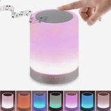 Luminária Touch Bluetooth Som Luz Rgb Design Moderno