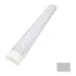 Luminária Tubular De Sobrepor Led Slim 36w Cor Neutra 120cm Estrutura Branco 110v/220v