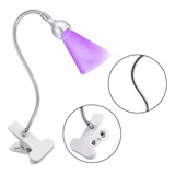 Luminaria Uv De Mesa Lanterna Cabine Com Garra Unhas Zem