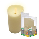 Luminária Vela Led 12 5cm Efeito Chama Quente Decor Taschibr