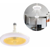 Luminária Ventilador De Teto Luz Led Quarto Sala Iluminação