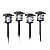Luminárias Jardim Solar Phobos Energy Contém 4 Un Ideal Para Iluminar Caminhos E Espaços Em Qlqr Jardim 10hr De Luz LED SMD Branco Potente 6500k Aproveite 20 GARANTIA DE 1 ANO
