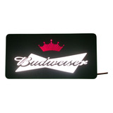 Luminoso Budweiser Led Neon Quadro Placa Cerveja Presente
