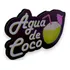 Luminoso Led Decorativo Água De Coco Para Comercio Placa Mdf