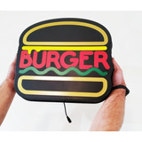 Luminsoso Burger Hamburguer Led Placa Letreiro