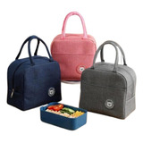 Lunch Bag Bolsa Térmica Lancheira Viagem Adulto Infantil Cor Preto