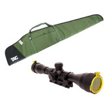 Luneta Gold Crown Rossi 4x32 Mira Profissional Capa Marsup