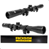 Luneta Mira Carabina Zoom 4x20 11mm Metal polimero Rossi