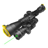 Luneta Mira Espingarda 22 4x32 Trilho 11mm Laser Verde