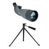 Luneta Refrator Telescópio Zoom 20x 60x 60mm Bolsa E Tripé