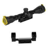 Luneta Rossi Gold Crown 4x32 Mount Absorção 11mm Tag