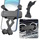LUNQIN Suporte De Telefone De Carro Para Mercedes Benz Classe C 2014 2021 C260 C200 C300 E 2015 2022 GLC Class GLC200 GLC260 GLC300 Acessórios Automotivos Decoração Interior Suporte Celular Celular