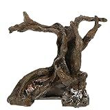 LUOZZY Tronco Natural De Aquário Modelo De Raiz De árvore De Aquário Ramos De Madeira De Resina Para Decorações De Aquário Subaquático Marrom 