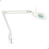 Lupa Bancada Hikari Luminaria 5x Aumento 60 Led Bivolt Hl400