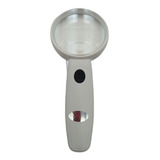 Lupa De Aumento 2 Led Lente 65mm 2 Lentes Usb Recarregavel