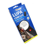 Lupa De Aumento 5 Vezes Com Luz 75 Mm