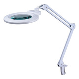 Lupa De Bancada Mesa Iluminação Led Aumento Zoom Lente 5x
