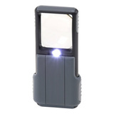 Lupa De Bolso Minibrite Com Zoom 5x Lente Retrátil E Led