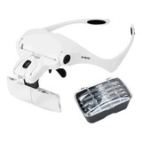 Lupa De Cabeça Óculos Iluminação Led 5 Lentes De Aumento Top