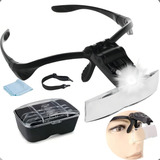 Lupa De Cabeça Thevisionaries Óculos Profissional Com Luz Led 5 Lentes De Aumento Dentista Extensionista De Cílios Design Sobrancelha Joalheiro Esteticista Técnico Em Eletrônica Relojoeiro