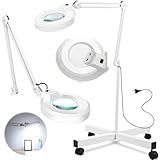 Lupa De Estética  Lupa Estética Para Tripé  Lupa Luminária Led Estética  Lupa Luminária Led Estética Tripé Rodinhas  Lupa Estética De Tripé Multi Uso  Luminaria De Lupa Estética Profissional