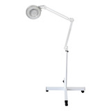 Lupa De Mesa Aumento 5x Luminária P Bancada Profissional