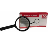 Lupa De Vidro Resistente De Mão 40mm Para Leitura Aumento