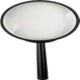 Lupa Lente Com 100mm De Diametro Com Cabo 01 Unidade Western LP 100 Multicor