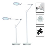 Lupa Luminária Led 5x Estética Cílios Articulada Beleza