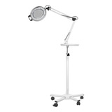 Lupa Luminária Led Tripé Com Bandeja Estética Autovolt Estek