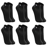 LUPO Kit 6 Pares Meia Lupo Sport Cano Curto Algodão Adulto 6 Preto 37 40