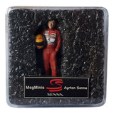 Luppa Boneco Ayrton Senna Mclaren Na Escala De 1 43 4cm Hw