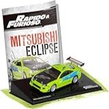 LUPPA Velozes E Furiosos- Carros Metálicos Diecast- Carros Em Escala Colecionáveis- 1995 Mitsubishi Eclipse Brian- Edição 4- Velozes E Furiosos Mitsubishi Eclipse