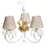 Lustre 3l Imperial Flor Dourada Quarto Bebê Infantil