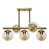 Lustre Bronze Vidro Ambar