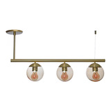 Lustre Bronze Vidro Âmbar Infinitylux