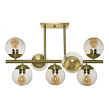 Lustre Bronze Vidro Âmbar Infinitylux