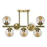 Lustre Bronze Vidro Âmbar Infinitylux Wt