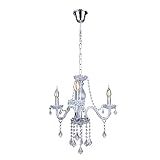 Lustre Candelabro De Cristal Legítimo France Nice 3 Braços E14 Cristal Transparente Voltagem 110V 220V