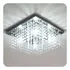 Lustre Cristal Autentico Legítimos 30x30 Ld006c Estrutura Transparente Bivolt