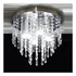 Lustre De Cristal Acrílico A31 - Inox 30 Cm Diâ - E27 Bivolt Cor Prateado 110v/220v